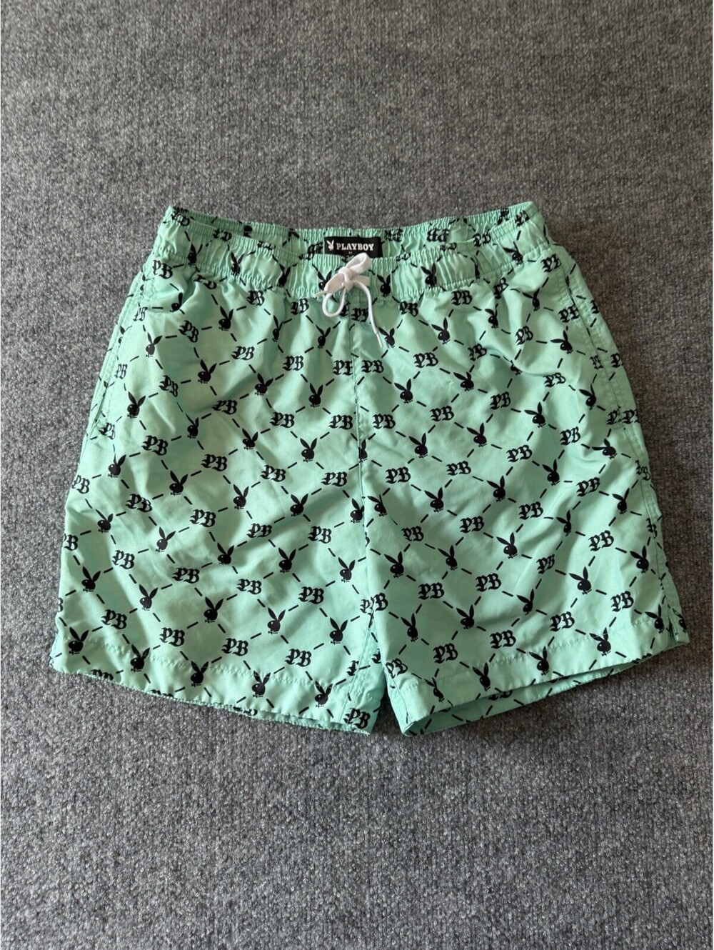 Playboy by Pac Sun Swim Trunk With Drawstring Waistband.